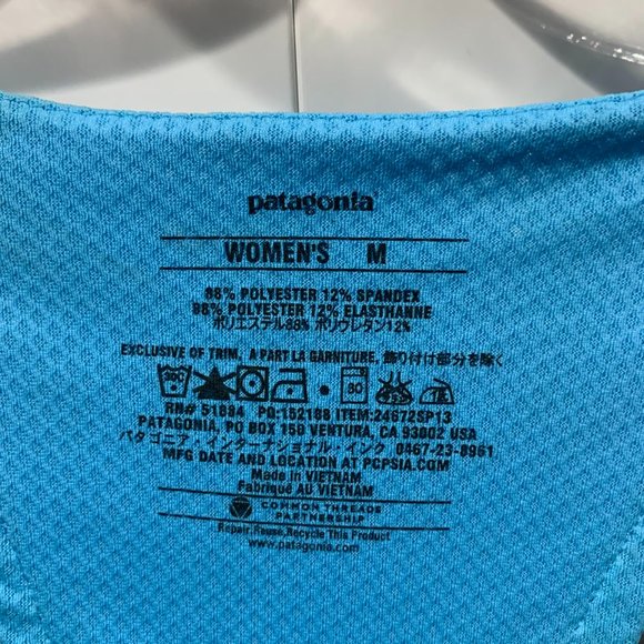 Patagonia Women's All Weather Active Dress Blue Medium - Picture 5 of 8